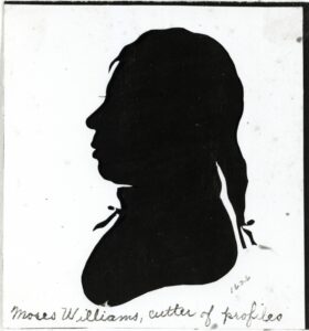 Silhouette of Moses Williams, Cutter of Profiles, 1802