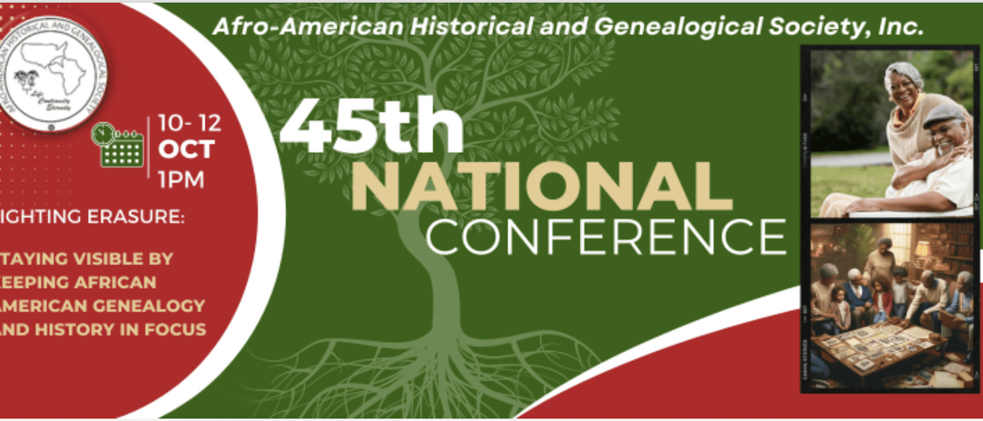 AAHGS 45th National Conference banner
